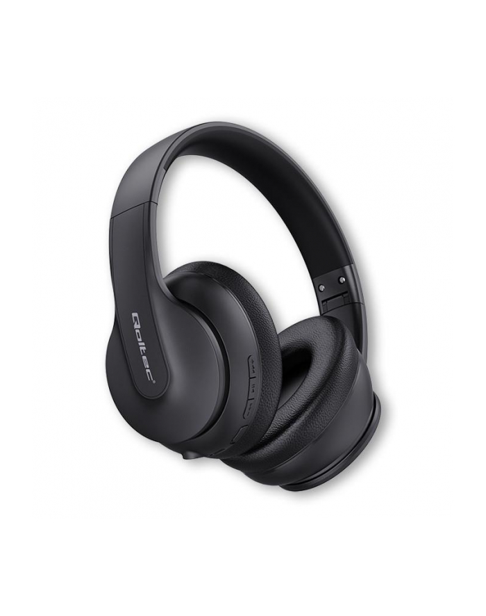 QOLTEC 50844 Słuchawki bezprzewodowe z mikrofonem BT 5.0 AB Czarne główny