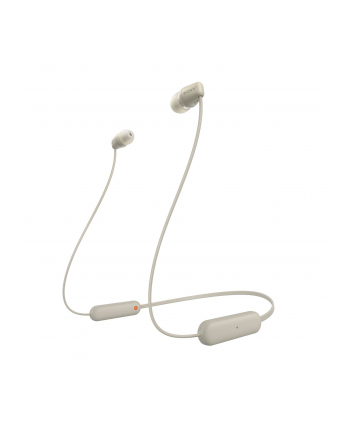 SONY WI-C100 taupe Bluetooth Headphones