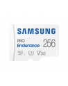 SAMSUNG PRO Endurance microSD Class10 256GB incl adapter R100/W30 up to 140160 hours - nr 12