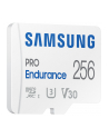 SAMSUNG PRO Endurance microSD Class10 256GB incl adapter R100/W30 up to 140160 hours - nr 56