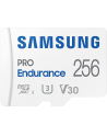 SAMSUNG PRO Endurance microSD Class10 256GB incl adapter R100/W30 up to 140160 hours - nr 6