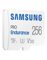 SAMSUNG PRO Endurance microSD Class10 256GB incl adapter R100/W30 up to 140160 hours - nr 8