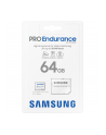 SAMSUNG PRO Endurance microSD Class10 64GB incl adapter R100/W30 up to 35040 hours - nr 12