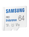 SAMSUNG PRO Endurance microSD Class10 64GB incl adapter R100/W30 up to 35040 hours - nr 6