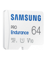 SAMSUNG PRO Endurance microSD Class10 64GB incl adapter R100/W30 up to 35040 hours - nr 7