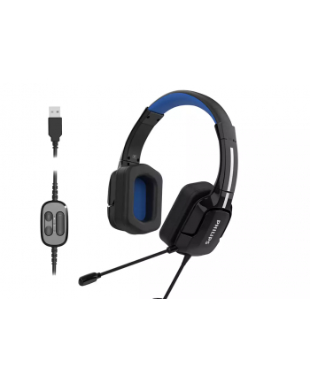 Philips Gaming headset TAGH401BL/00 Microphone, Bl