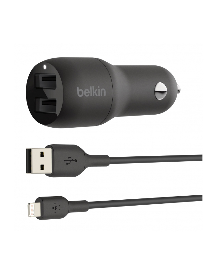 Belkin BOOST CHARGE 24W Czarny (CCD001BT1MBK) główny