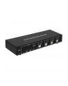 TECHLY KVM Switch Display Port 1.2 4-Port with Hub and Audio allows to view information via USB and DisplayPort from 4 PCs - nr 4
