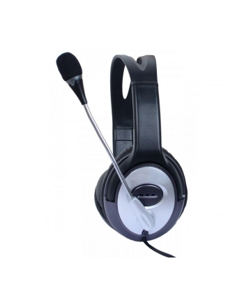 TECHLY Słuchawki Komputerowe Stereo z Mikrofonem 3.5mm Zamknięte