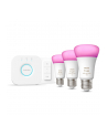 PHILIPS HUE White and color ambiance Zestaw startowy 3 szt. E27 1100lm - nr 31