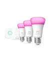 PHILIPS HUE White and color ambiance Zestaw startowy 3 szt. E27 1100lm - nr 12