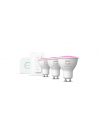 PHILIPS HUE White and color ambiance Zestaw startowy 3 szt. GU10 350lm - nr 1