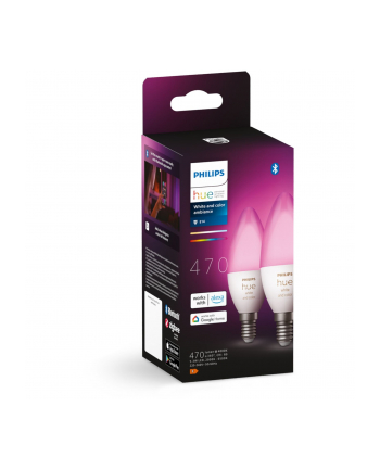 PHILIPS HUE White and color ambiance 2 szt. 25W E14