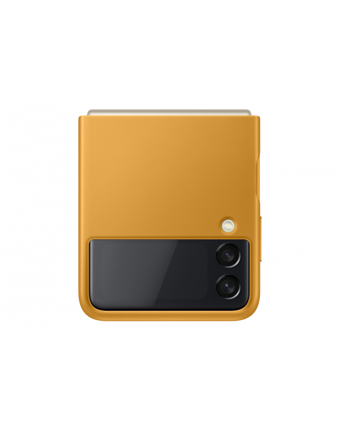 Samsung Leather Cover do Galaxy Z Flip3 Żółty (EF-VF711LYEGWW) główny