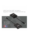 Club 3D Club3D hub MST USB-C na DisplayPort, 4K60Hz (M/F) (CL3) - nr 47