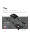 Club 3D Club3D hub MST USB-C na DisplayPort, 4K60Hz (M/F) (CL3) - nr 63