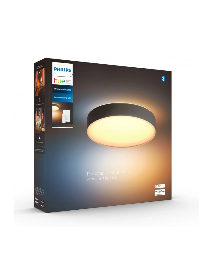 PHILIPS HUE White ambiance Enrave M 12,9W czarny główny