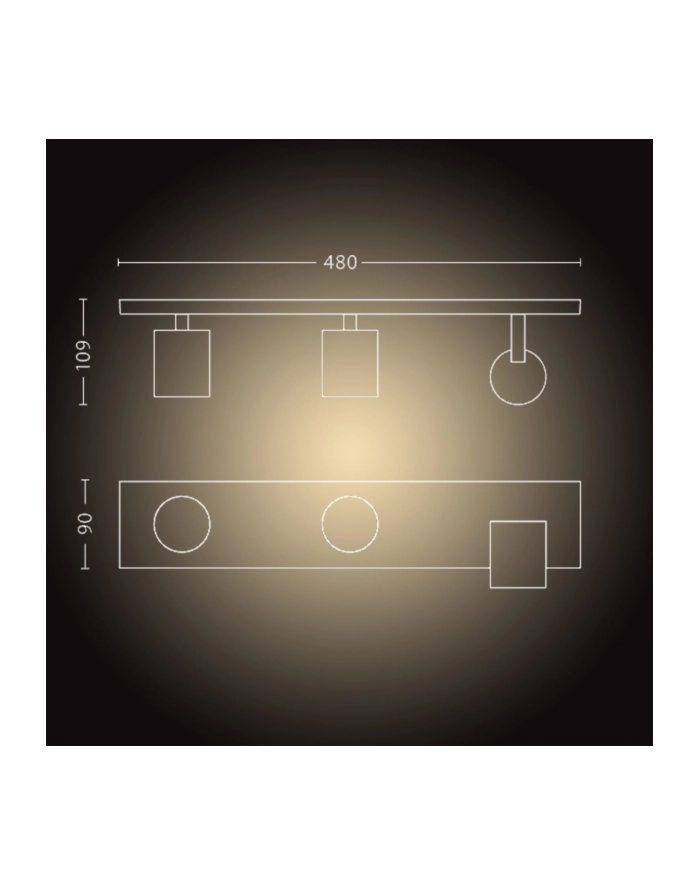 PHILIPS HUE White ambiance Runner biały 5309331P6 główny