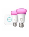 PHILIPS HUE White and color ambiance Zestaw startowy 2 szt. E27 1100lm - nr 5