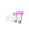 PHILIPS HUE White and color ambiance Zestaw startowy 2 szt. E27 1100lm - nr 6