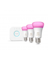 PHILIPS HUE White and color ambiance Zestaw startowy 3 szt. E27 1100lm - nr 11