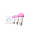 PHILIPS HUE White and color ambiance Zestaw startowy 3 szt. E27 1100lm - nr 17