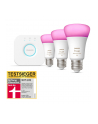 PHILIPS HUE White and color ambiance Zestaw startowy 3 szt. E27 1100lm - nr 23