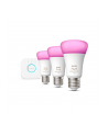 PHILIPS HUE White and color ambiance Zestaw startowy 3 szt. E27 1100lm - nr 6