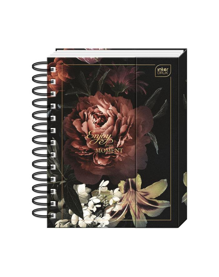 Organizer B6 105 zamykany na magnes Flowers Interdruk główny