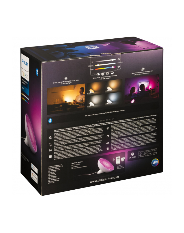 PHILIPS HUE White and color ambiance Bloom biały 929002375901 główny