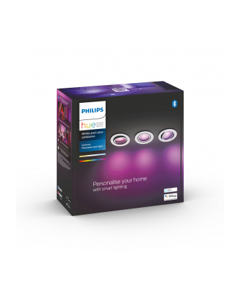 PHILIPS HUE White and color ambiance 3 szt.  5,7W Centura biały