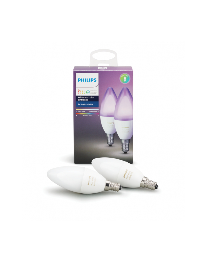 PHILIPS HUE White and color ambiance 2 szt. 25W E14 główny