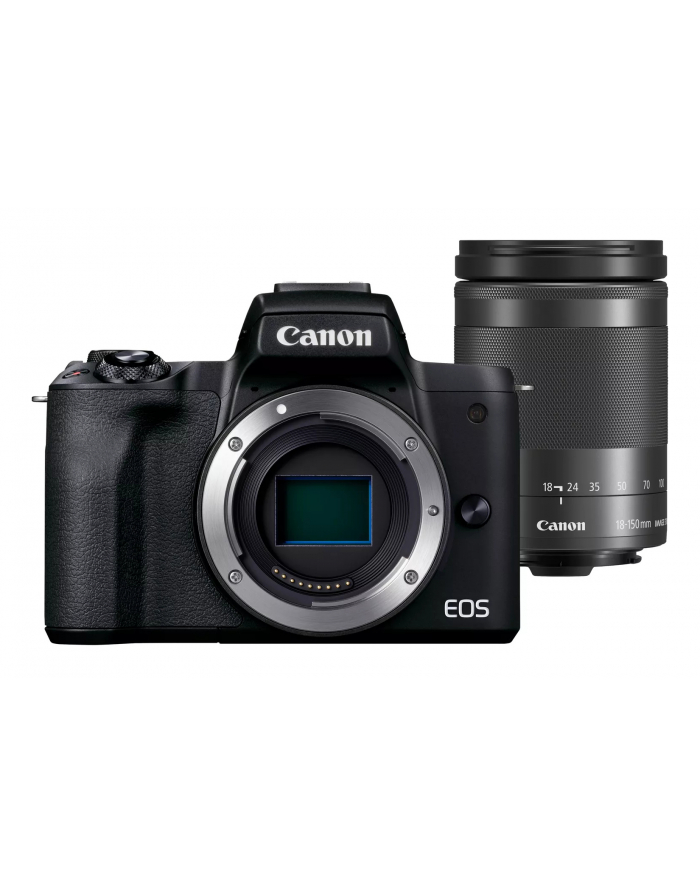 Canon EOS M50 Mark II czarny + EF-M 18-150  mm główny
