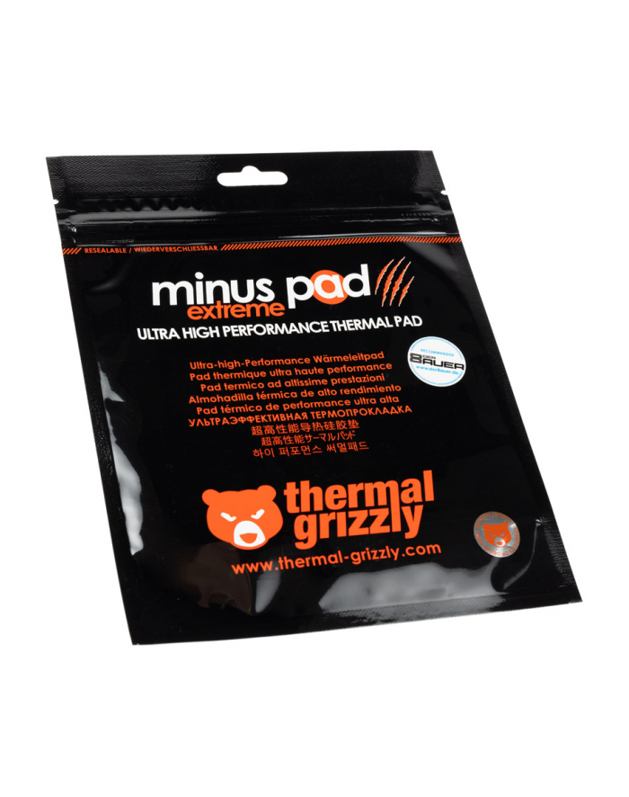 Thermal Grizzly Minus Pad Extreme 100 x 100 mm x 1.5 mm (TG-MPE-100-100-15-R) główny