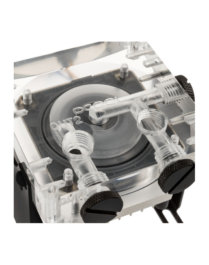 Pompa z topem Alphacool Laing DDC310 - Complete Edition Eisdecke - Srebrny/Akryl główny