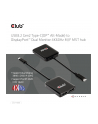 Club 3D Club3D hub MST USB-C na DisplayPort, 4K60Hz (M/F) (CL3) - nr 20