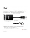 Club 3D Club3D hub MST USB-C na DisplayPort, 4K60Hz (M/F) (CL3) - nr 50