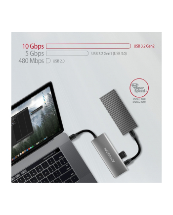 Axagon Hmc-5G2 Hub Z Usb-C Na Usb Hdmi Powerdelivery (HMC5G2)