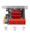 Axagon PCES-SA6, kontroler PCIe - 6x wewnętrzny port SATA 6G, ASM1166, SP & LP (AXN) - nr 3