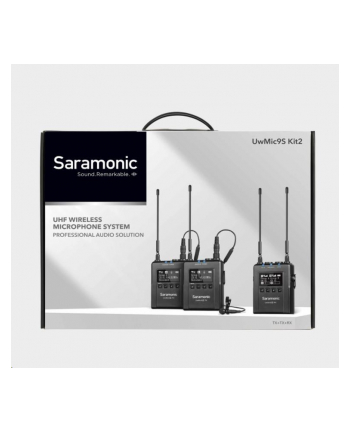 Saramonic UWMIC9S Kit 2 Nadajnik TX9S 2szt. + Odbiornik RX9S + Mikrofon Krawatowy 2szt. + Walizka