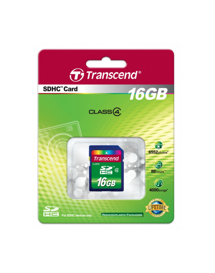 Transcend karta pamięci SDHC 16GB Class 4 główny