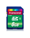 Pamięć Secure Digital 8GB TRANSCEND SDHC CL4 - nr 24