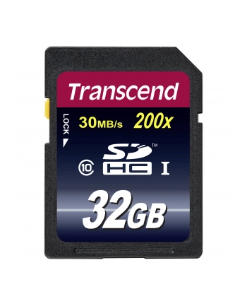 Pamięć SecureDigital TRANSCEND 32GB SDHC Card Class 10