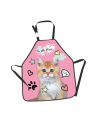 majewski Fartuszek My Little Friend Różowy kot / Pink cat - nr 1