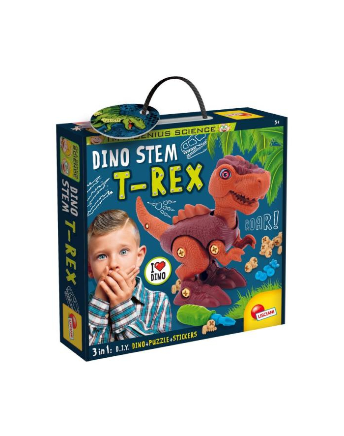 lisciani giochi I'm a Genius Mały Geniusz Dino Stem T-Rex 92406 LISCIANI główny