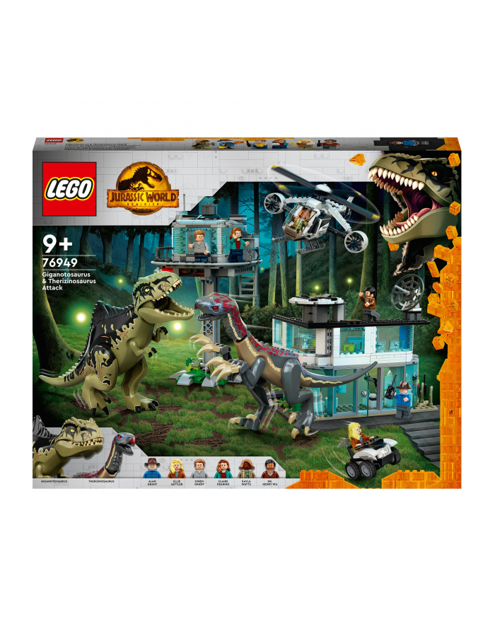 LEGO 76949 JURASSIC WORLD Atak giganotozaura i terizinozaura główny