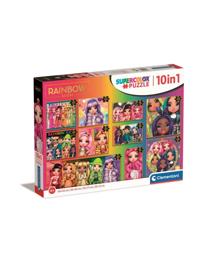 Clementoni Puzzle 10 w 1 Rainbow High 20273 główny