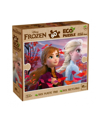 lisciani giochi Puzzle dwustronne 60el eko Kraina Lodu. Frozen 91881 LISCIANI