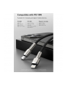 BASEUS BASEUS CAFULE METAL LIGHTNING CABLE PD20W 25CM BLACK  (6953156202054) - nr 6