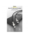 BASEUS BASEUS CAFULE METAL LIGHTNING CABLE PD20W 25CM BLACK  (6953156202054) - nr 8